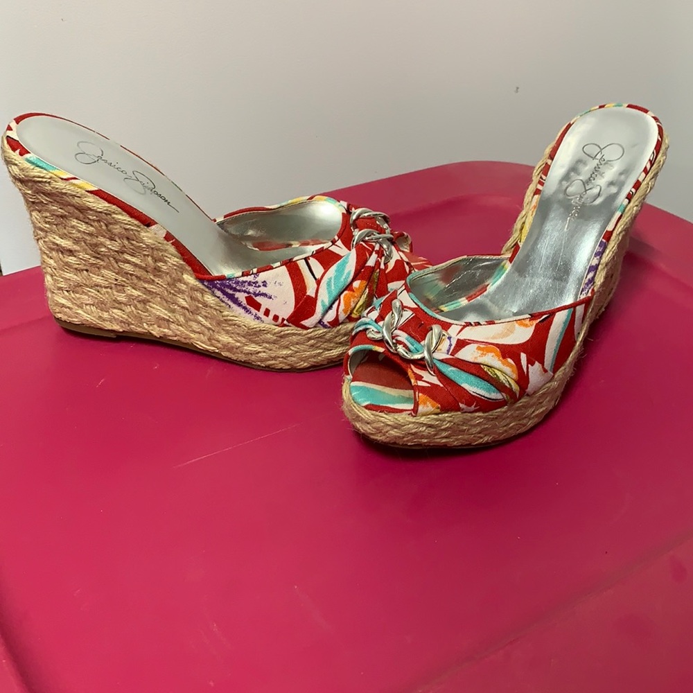Super cute Jessica Simpson wedge sandals